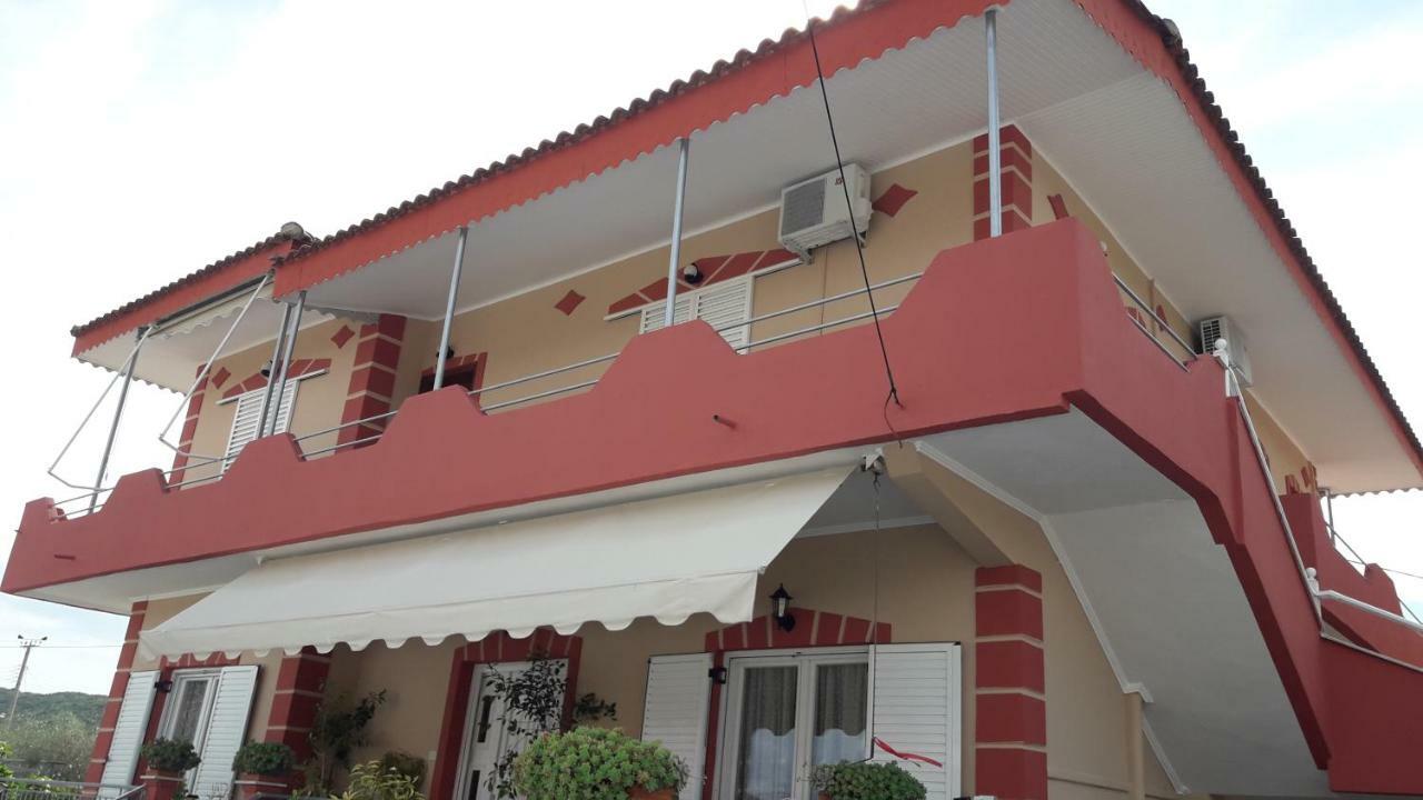 Kostas Christos Rooms Ammoudia Buitenkant foto